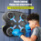 Music Boxing Machine with , LED Lights, Adjustable Height, Wall Mounted for Home Gym 2