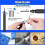 50Pcs 3D Printer Tool Kit for FDM/SLA Printers, Includes Nozzle Cleaning Kit,Scraper,Tool, Files, Brushes Kit with Case 2
