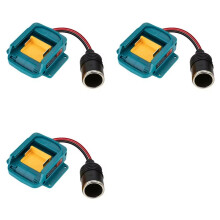 3X 18V Naar 12V Step Down Power Sigarettenaanstekerinterfaceadapter voor 18V-Accuomvormer