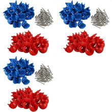 60 Stück Kletterseilnetz-Kunststoffverbinder, Kletterzubehör für Outdoor-Spielplätze, Schaukel-Kletterseilteile, 12 mm