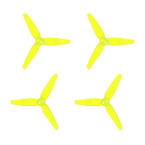 2Conjunto Hélice de 3 Pás T3X1.8X3-1.5MM PC para Avião RC de 3 Polegadas FPV Drone Acessório DIY 2