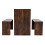 Living And Home 100x47cm Retro Dining Table Set with 2 Stools 5
