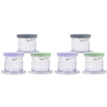 Lot de 6 Coupes à Dessert pour Sorbetière, Coupes de Rechange pour Sorbetière, Récipients de Conservation pour Crème Glacée