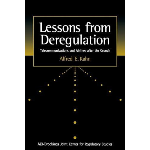 Lessons from Deregulation Telecommunications and Airlines after the Cr