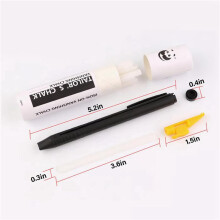 Marcador de Tecido Apagável com Calor para Costura, Bordado, Quilting, Caneta Marcadora Lavável e Apagável com Refil (4 Canetas + 80 Refis)
