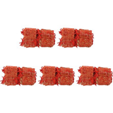 500Pc 7X9cm Rose Organza Drawstring Gift Jewelry Bags Pouches Wedding Xmas Party Gifts Bags Red