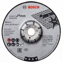 Schuurwiel - BOSCH - 2608601705 - 76 mm - Aluminiumoxide - Boorgat 10 mm