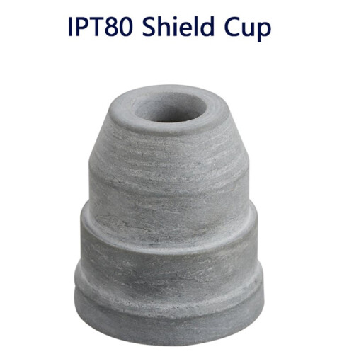 2X PT-80 IPT-80 PTM-80 Luftplasma-Schneidbrenner 60510 Drag Cut Shield Cup Düsenhaltekappe 2