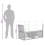 VidaXL vidaXL Gartensofa-set 5 stk. Schwarz Poly-Rattan 9