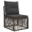 VidaXL vidaXL Gartensofa-set 8 stk. Grau und Dunkelgrau Poly-Rattan 3