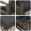VidaXL vidaXL Gartensofa-set 8 stk. Grau und Dunkelgrau Poly-Rattan 7