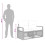 VidaXL vidaXL Gartensofa-set 8 stk. Grau und Dunkelgrau Poly-Rattan 11