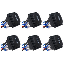 6X Momentary Polarity Reverse Waterproof Control Motor Actuator 6 Pin 3 Position Rocker Toggle