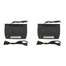 2X Carregador de Telefone Sem Fio para 15W com Carregamento Rápido Placa de Carregamento Rápido Painel Caixa de Armazenamento para 10Th