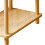 （Wood color）2 Tier Sofa Coffee Side Table End Table Bedside Table with Storage Shelf Table 5