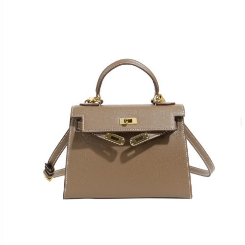(khaki) Kelly bag mini crossbody bag 1
