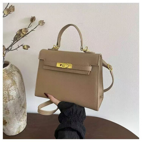 (khaki) Kelly bag mini crossbody bag