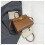 (khaki) Kelly bag mini crossbody bag 7