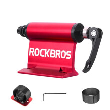 ROCKBROS Soporte de Horquilla para Bicicleta, Portaequipajes de Techo para Coche con Ventosa, Instalación Rápida, para Bicicletas de Montaña y de