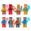 Building Blocks weapons cartoon character boy puzzle assembly doll compatible 1
