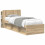 VidaXL vidaXL Headboard Cabinet with Storage Sonoma Oak Engineered Wood 5