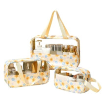 Travel Toiletry Bag, Clear Toiletry Bag Set, 3 Pcs Toiletry Bag for Skincare Products, Portable Wash Bag Shower Bag B
