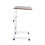 Living And Home Height Adjustable Mobile Table Overbed Desk with Wheels 5