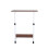 Living And Home Height Adjustable Mobile Table Overbed Desk with Wheels 3