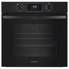 Indesit IO253BUK Turn&Go Electric Fan Single Oven - Black IO253BUK