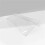 2X Support de Clavier D'Ordinateur Support de Clavier en Acrylique pour Bureau, Support de Clavier Transparent pour Bureau, Maison, École 6