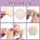 400 Stuks 1" Papieren Patchwork voor Quilten, Doe-Het-Zelf Patchwork Naaiprojecten, Zeshoekige Patchwork 3