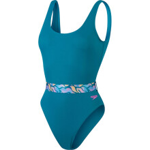 (8 UK, Green) Speedo Womens/Ladies U-Back One Piece Swimsuit