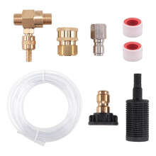 Verstelbare Chemische Injectorkit, Chemische Zeepinjector voor Hogedrukreiniger, 3/8 Inch Snelkoppeling