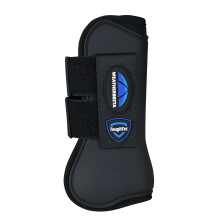 (22cm x 23.5cm, Black) Weatherbeeta Tough Tec Open Front Horse Boots