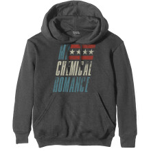 (M, Charcoal Grey) My Chemical Romance Unisex Adult Raceway Hoodie