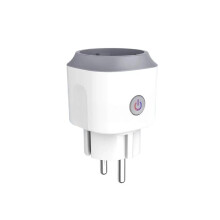 Tuya Zigbee Socket 16A Zigbee Plug with Timing Power Monitoring Voice Control for Alexa Alice EU Plug