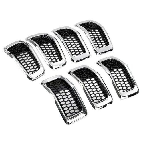 Frontgrill im Wabendesign für  Cherokee 2014-2018, 68303626AA, Chrom