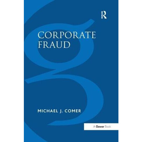 Corporate Fraud by Michael J. Comer Paperback Book