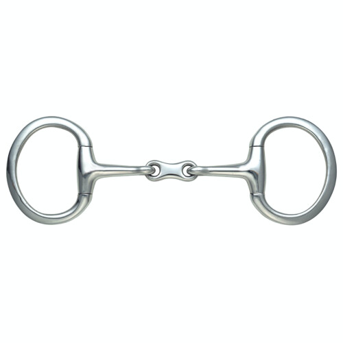 (5.5in, Silver) Shires French Link Horse Eggbutt Snaffle Bit