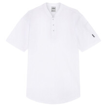 (4XL, White) Le Chef Unisex Adult Pique Chef Shirt