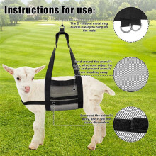 2PCS Calf Sling for Weighing Animals,Small Animal Weighing Sling,Livestock Sling,Calf Scale Hanging Weight Scale Sling