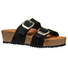 (4 UK, Black) Geox Womens/Ladies D Brionia H Leather Sandals