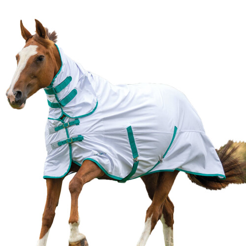 (51in, White) Tempest Original Horse Combo Fly Rug