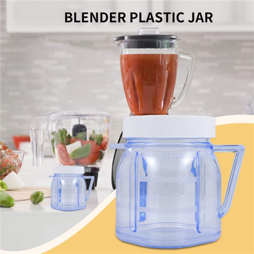 For  Blender Replacement Parts, 4937  Osterizer Blender Jar Accessory, Cup  Plastic Jars with Lids (1 Pack) 2