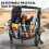 Multifunctional Tool Handbag, Large Capacity Electrician Kit for Power Tool Storage 6