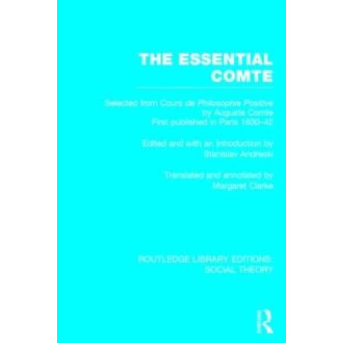Essential Comte RLE Social Theory Hardcover Book