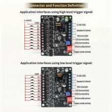 Reproductor de Audio con Disparador A de 9 Canales, Anuncio Segmentado, Módulo de Control de Voz, Memoria de 8 MB, Bajo Nivel, 12-85V