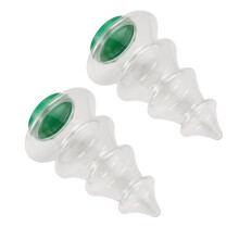2 PièCes Pots de Bonbons en Forme D'Arbre de NoëL en Forme de Pots à Biscuits en Plastique avec Couvercles Belles Bouteilles de Stockage de Bonbons