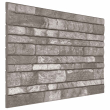 vidaXL Wall Panels 10 pcs Dark Grey 100 x 50 cm EPS Foam