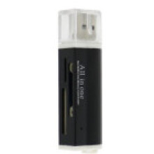 (black)Usb 20 All In 1 Multi Memory Card Reader For Tflash Mmc Tf M2 Memory Stick